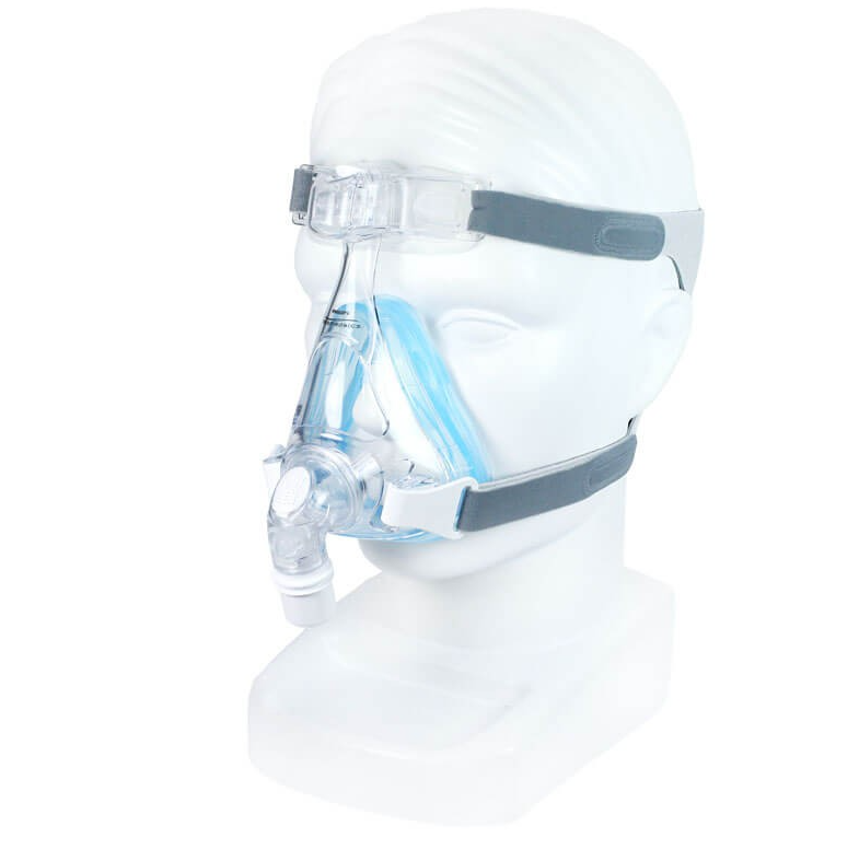 Amara gel with headgear  (reduced size frame and headgear)