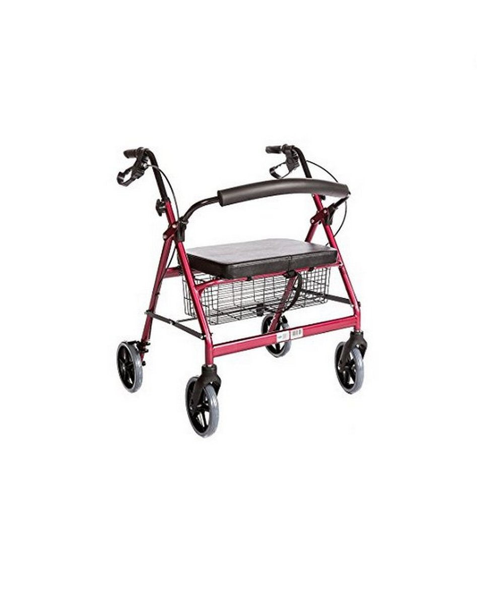 Rollator Heavy Duty Hand Brakes  Red and Blue