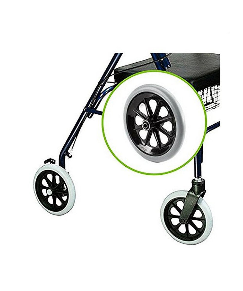 Rollator Heavy Duty Hand Brakes  Red and Blue