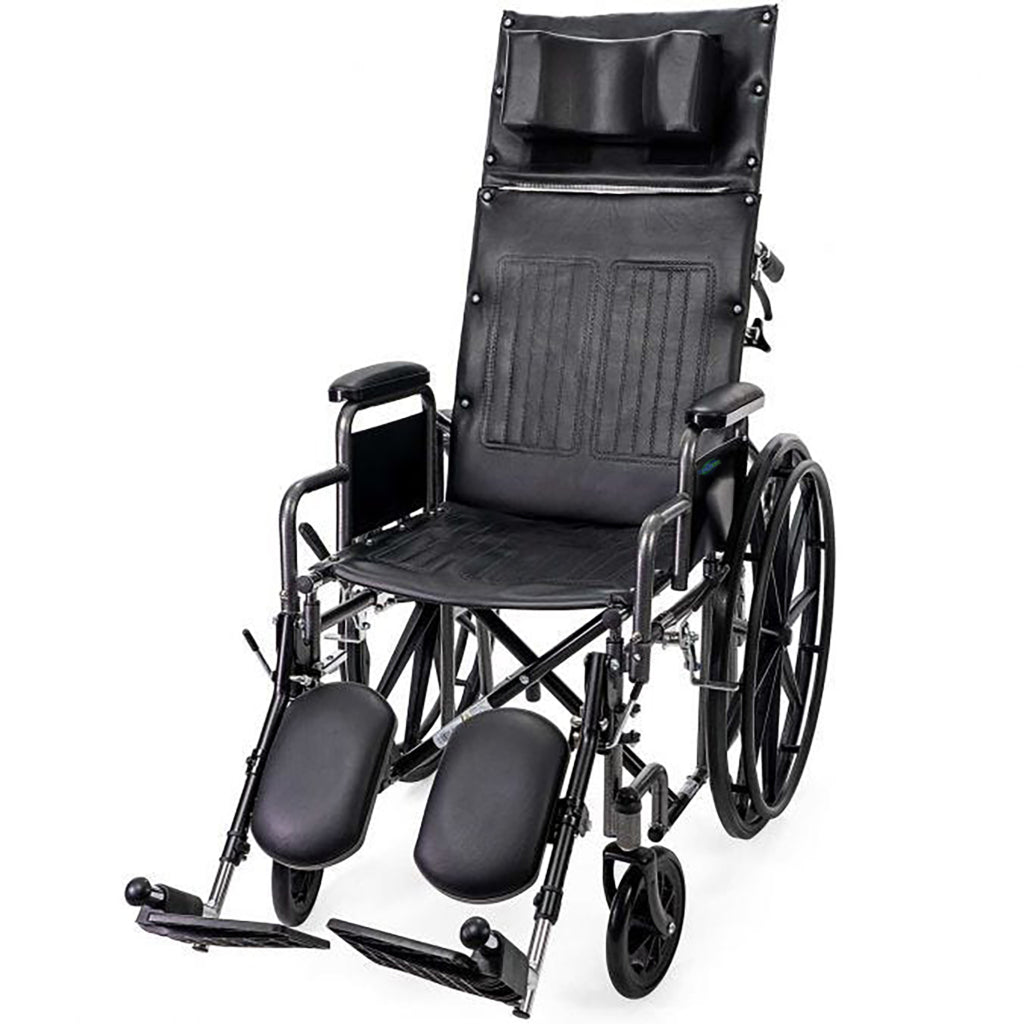 Standart wheelchair K2 with 16", 18'' , 20'' Full Arm Detachble Padded ELR