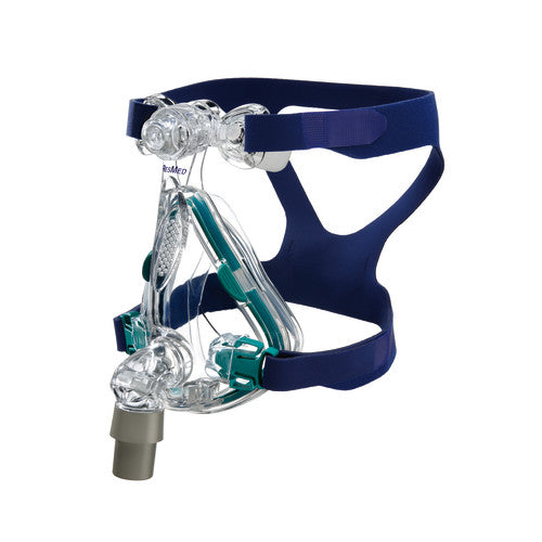 Mirage Quattro™ Full Face Mask Complete System (Cushion, Frame, Headgear, Elbow included)