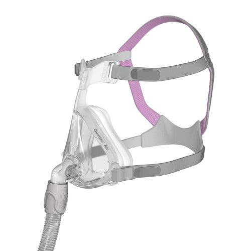 Quattro™ Air for Her Mask System (Includes frame, medium cushion, elbow with swivel, and pink headgear)