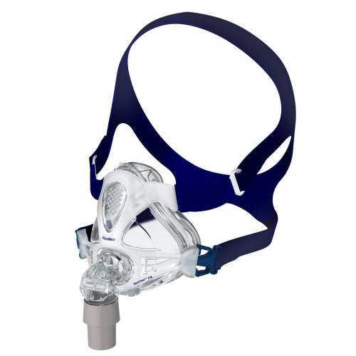 Quattro™ FX Full Face Complete Mask System (Mask Frame, Cushion,  Headgear, Elbow Assembly included)